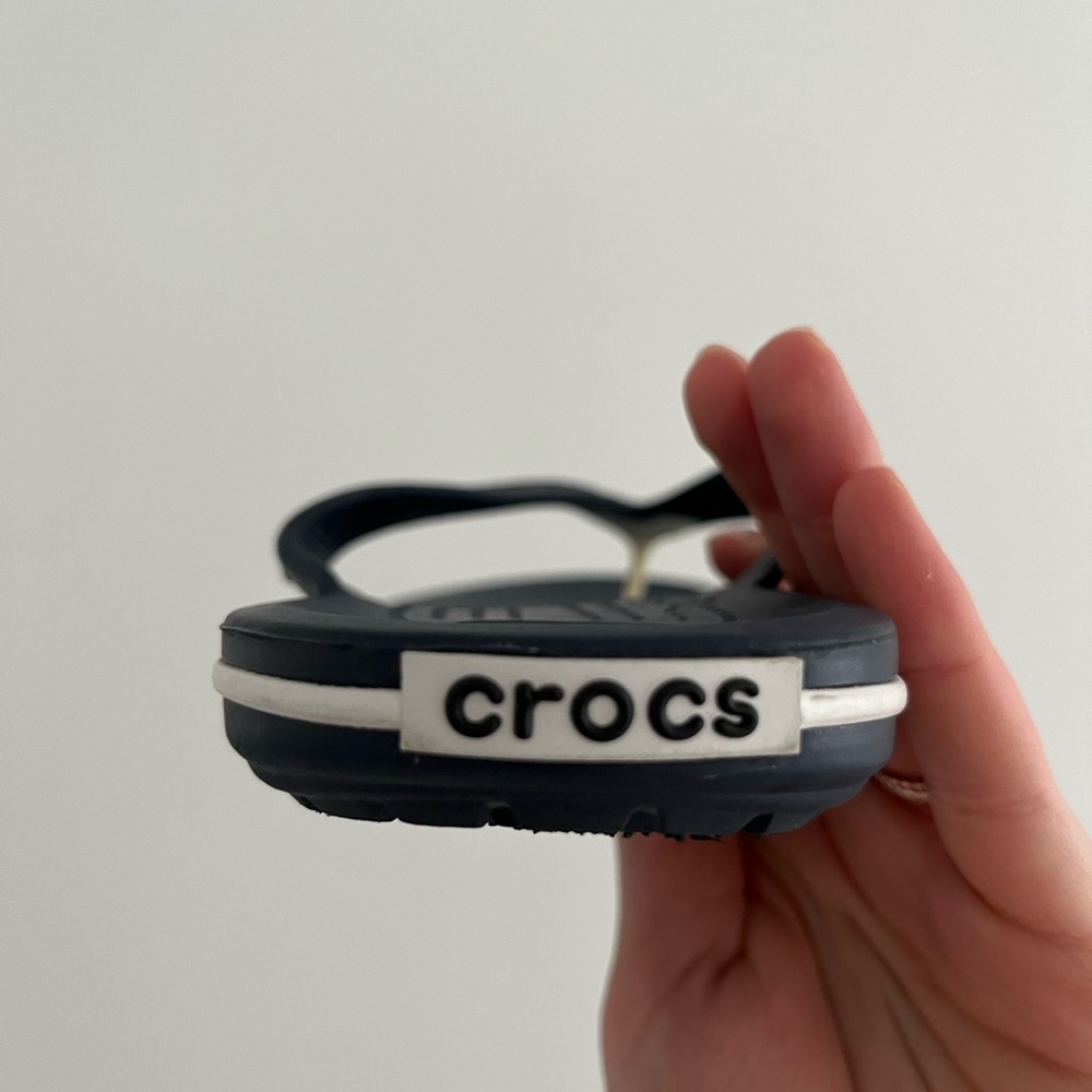 Croc flip flops